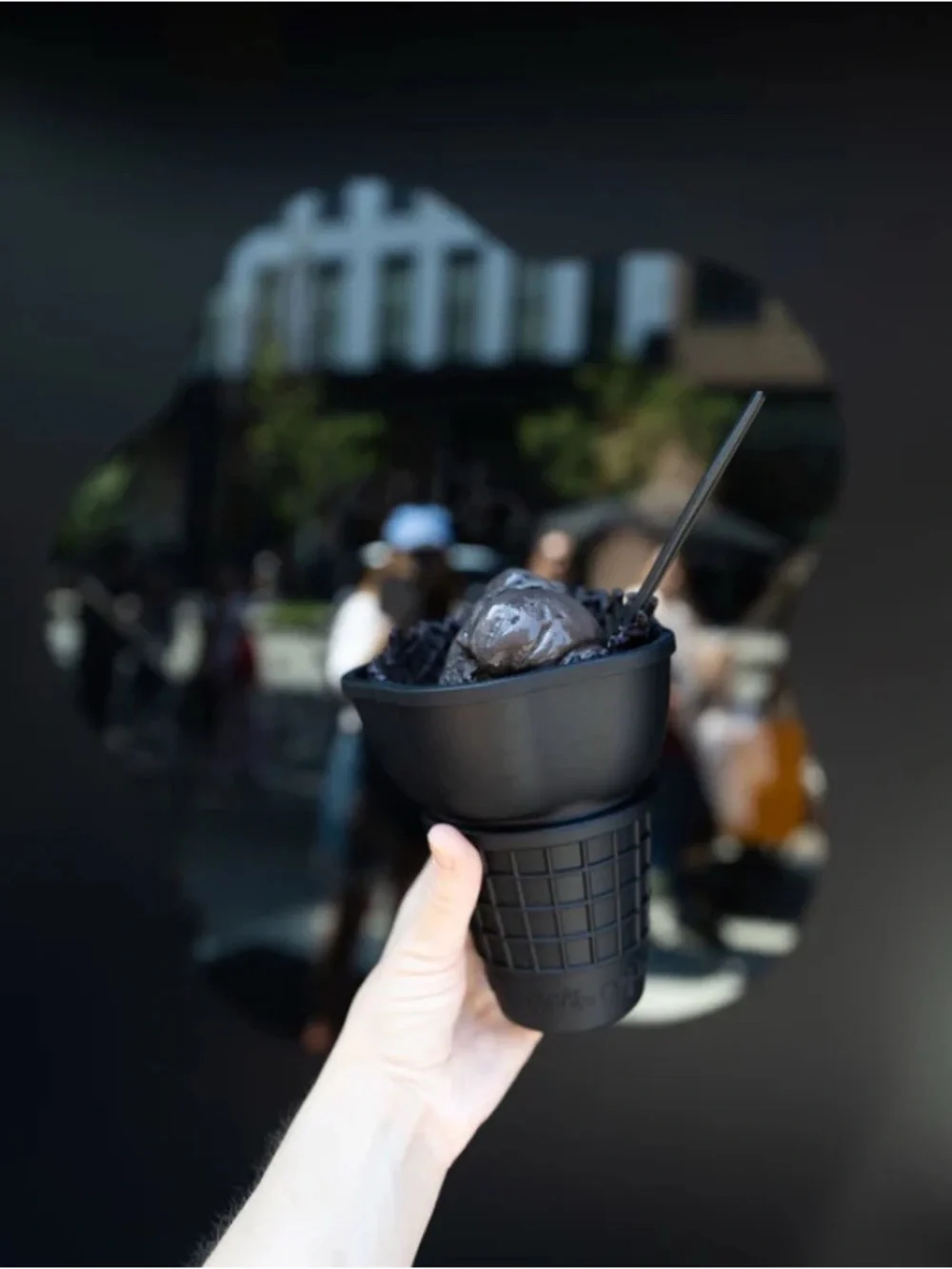 CJ Hendry x Jeni’s Ice Cream Ltd Edition Black Silicone Ice Cream Cone Bowl
